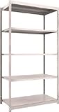 ＴＲＵＳＣＯ　軽量Ｍ１．５ボルトレス棚１１６０×５９５×Ｈ２１００単体　ネオグレ M1.5-7465NG(ﾈｵｸﾞﾚｰ)(P)