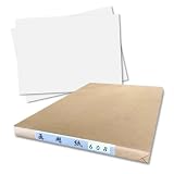 KAMIOLSHOP 画用紙 131kg 白 八つ切(271mmX382mm) 100枚 | 図画用紙