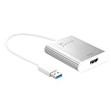 j5create USB 3.0 - 4K HDMIディスプレイアダプター USB 3.0 オス Type-Aコネクタ | HDMIメスコネクタ | 4K UHD | 解像度最大3840 x 2160 @ 30Hz | アルミニウムハウジング (JUA354)