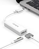 ELECJET AnyWatt USB Cアダプター MacBook MagSafe充電器対応 Type-C - MagSafeコンバーター Thunderbolt Cinema Display Charging M1 MacBook Pro Air用 (ホワイト)