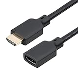 イーサプライ HDMI延長ケーブル 1m 8K60Hz/4K120Hz ウルトラハイスピード HDMI2.1 48Gbps eARC ダイナミックHDR テレビ スイッチ PS5 EZ5-HD032-EN10