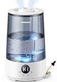 Homvana (ホムバナ) 加湿器 アロマ 2025新登場3-in-1 16dB設計 3.6L 上から給水 ダブル吹出口 25時間連続稼働