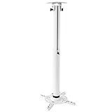 プロジェクター天吊り 金具 STARPLATINUM 強度 プロジェクター設置金具 天吊りタイプ 天吊り長50～77cm PJセッターハングGP200 ホワイト