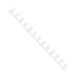 TruBind 1-1/8-Inch 2:1 Twin Loop Binding Wires Quantity 100 White (EW21L1108-WH) [並行輸入品]