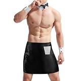 [IPENNYE] メンズコスチューム衣装 執事コスプレ衣装 エプロンリストバンド ネクタイ 3点セット セクシー 制服 メイド 男性用 紳士 過激 エロ 誘惑 拘束 メイドカフェ 居酒屋 ハロウィン仮装 イベント パーティー ナイトクラブ ステージ プレゼント