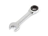 TEKTON WRN50011 Stubby Ratcheting Combination Wrench, 9/16-Inch [並行輸入品]