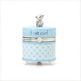 Nat and Jules First Curl Keepsake Box, Blue by Nat and Jules [並行輸入品]