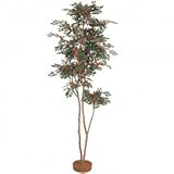 【人工植栽】　タカショー グリーンデコ和風 ナナカマド 鉢無　1.8m　GD-112L