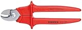 KNIPEX 95 06 230 1,000V Insulated Cable Shears by Knipex