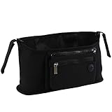 elfishjp ベビーカー用バッグ ベビーカー ドリンクホルダー 多機能 小物入れ 収納力抜群 ベビーカー バッグ 収納