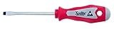 Xcelite XPE144 Chrome Molybdenum Steel Slotted Round Blade Electronics Screwdriver, 1/4" Head, 4" Bl