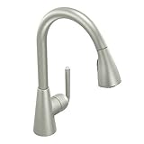 Moen S71708CSL Ascent One-Handle High Arc Pulldown Kitchen Faucet Featuring Reflex, Classic Stainles