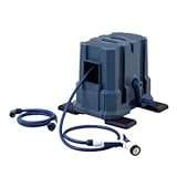 ホースリール/散水ホース 【20m】 カバー付き 簡単操作 『オーロラSTEP』 日本製 〔園芸 ガーデニング 水やり〕 生活用品 インテリア 雑貨 花 ガーデニング その他のガーデニング用品 top