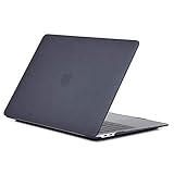 MacBook Pro 13 インチ ケース マックブック プロ カバー A1706 A1989 A1708 A2159 2016 2017 2018 2019 つや消し ブラック (TouchBarタイプ Macbook Pro Retina(A1706/A1989/A1708/A2159), ブラック)