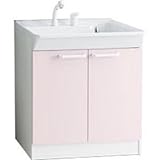 TOTO 洗面化粧台(KEシリーズ) 間口750 2枚扉タイプ ペールピンク LDCF075BAGEN2P