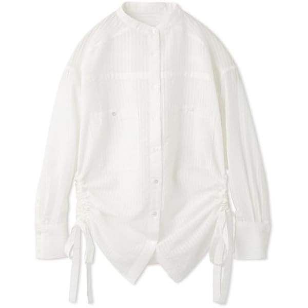 Amazon.co.jp: [ファーファー] バンドカラーシアーシャツ RWFT242027 