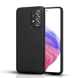 ギャラクシー A53 5G / SC-53C / SCG15 ケース ブラック Galaxy A53 / SC-53C / SCG15 用の保護ケース TPU [傷防止 軽量 柔軟 薄型 耐衝撃 携帯便利] 全面保護 ギャラクシー A53 5G / SC-53C / SCG15 スマホ ケース (マットブラック)