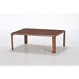 和モダン風 折りたたみ座卓/ローテーブル 【幅105cm】 マイルドブラウン 軽量継ぎ脚 〔リビング〕