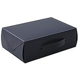 山善(YAMAZEN) シューズケース モノトーンタイプ 10個組 ブラック CLS-10P(BK)