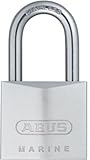 ABUS 75ib / 40hb-40 KD B All Weatherクロムメッキ真鍮キー設定異なるPadlock with 1.5インチシャックル