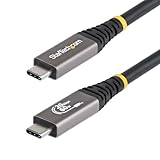 StarTech.com USB4ケーブル 3m 20Gbps 60W PD EPR 4K 120Hz 高速充電 データ転送 Type-C CC3M20GUSB4CX