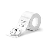 NIIMBOT ラベルシール 感熱ラベル用紙 感熱ラベルプリンター用紙 B1/B1Pro/B2/B2Pro/B21/B21Pro/B31ラベルプリンター対応 耐水・耐油・粘着 50*50mm丸型 150枚入り/巻