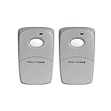 Linear 3089 マルチコード 3089 対応バイザーリモートオープナー (グレー (2パック)