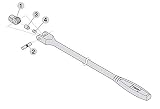 トネ(TONE) スピンナハンドル用リペアキット RK-NS4 差込角12.7mm(1/2")