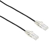 StarTech.com カテゴリ6 LANケーブル 1.5m Cat6極細ギガビットイーサネットケーブル ブラック ツメ折れ防止RJ45コネクタ 28AWG N6PAT150CMBKS