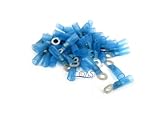 Xscorpion hsrt10bブルーリング端子熱収縮Ends 14 – 16 GA 50 per Bag