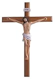 StealStreet SS-G-256 Jesus Cross Crucifixion Wood-Like Holy Religious Wall Decor 12【クリスマス】【ツリー】 [並行輸