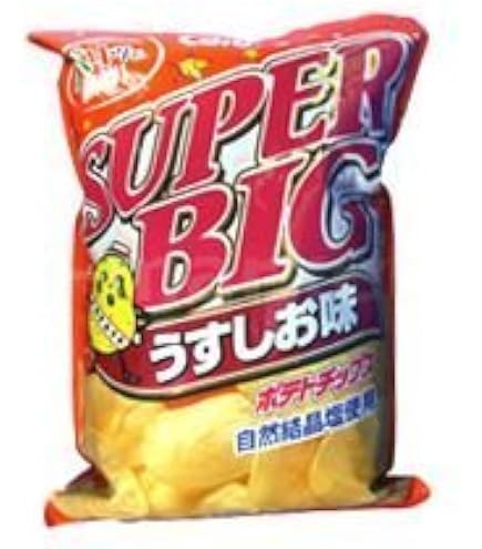 Amazon.co.jp: カルビー ポテトチップス ビッグ うすしお コンソメ