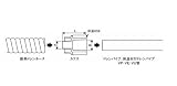 オーケー器材 断熱ドレンホース・カフス 塩ビ管接続用 アイボリー 40個入 K-HRC20