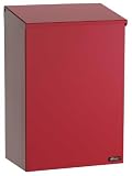 Qualarc ALX -100-rd壁またはポストマウントトップロード亜鉛メッキスチールメールボックス、レッドby QualArc