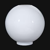 B & Pランプ12 "シェード、ボール、オパール、4 "フィッター