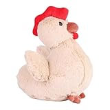 鶏のぬいぐるみ、鶏のぬいぐるみ - ぬいぐるみぬいぐるみひよこキッズ睡眠人形,柔らかいひよこのぬいぐるみ かわいいぬいぐるみ 子供の寝室用 女の子と男の子用のぬいぐるみ