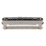 Graph Tech ResoMax NV2 PS-8843-BN Tune-O-Matic Bridge 4mmポスト用 ブラックニッケル