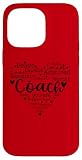 Coach Definition Tシャツ コーチTシャツ 男性用 面白いコーチ スマホケース iPhone 14 Pro Max 用