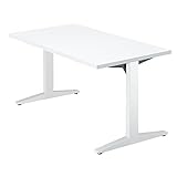 プラス　会議テーブル　STAGEO　テーブル長方形　ST-140TR　ホワイト