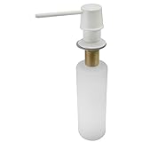 Keeney Manufacturing K86011WH Soap or Lotion Dispenser for Sinks, White [並行輸入品]