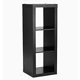 Better Homes and Gardens 3-cubeオーガナイザー、複数色、ソリッドブラック