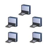 USB-C & USB 3.1 変換アダプタ L字型 Suptopwxm 5個セット (Type C - USB A 3.1 メス) 最大10Gbps スマートフォン/タブレット/ゲーム機のタイプｃ機種に対応