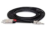 Hosa HMR-006Y 1.8m ステレオミニ-RCA×2 オーディオケーブル