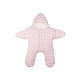 iuhan Infant Baby Sleeping Bag Star Shaped冬暖かい厚いStroller Sleeping袋 カラー: ピンク