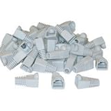 Dealsjungle RJ45 Strain Relief Boots, Gray, 50 Pieces Per Bag [並行輸入品]