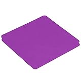 PATIKIL 20 x 20 cm マウスパッド 2個 両面 柔らかい スムーズ デスクパッド ライティングマット オフィスホーム用 パープル