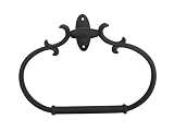 ドゥーブジャパン 欧州金物 タオル掛け Towel Ring タオルリング NUT ブラック TR120BK 1個
