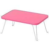 不二貿易 カラーミニテーブル 幅45×奥行30cm ピンク 85591