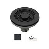 Rohl 738MB Manual Strainer Basket without Remote Pop-Up, Matte Black [並行輸入品]