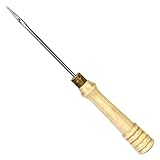 千吉 針先穴あき 千枚通し 針長:約76mm NO.4